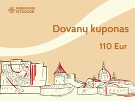 110 eur vertės dovanų kuponas